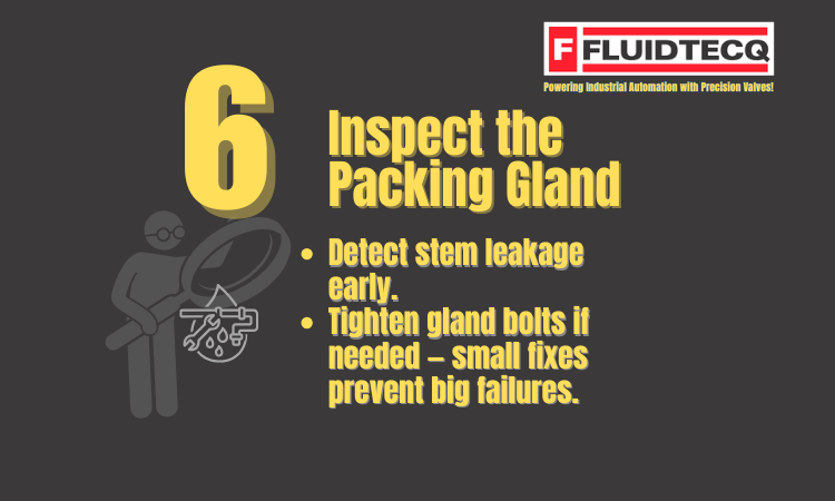 7 KGV Inspect the Packing Gland