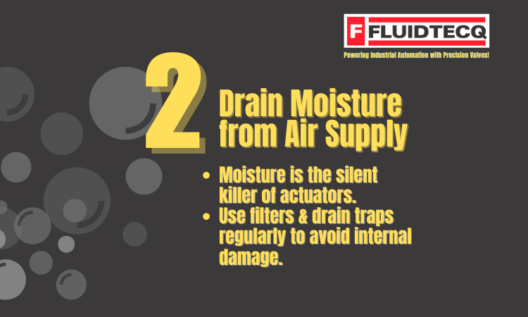 KGV Drain moisture